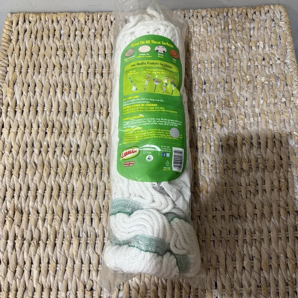Libman Tornado Mop Refill Head Easy to‎ Change Made with Recycled Fibers NEW